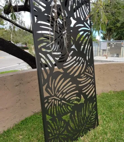 Botanical decorative panel